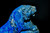 Lapis Tiger Sculpture Paperweight w Golden Pyrite