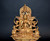 Gilt Bronze Tibetan Buddha Under Bodhi Tree