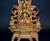 Gilt Bronze Tibetan Buddha Under Bodhi Tree