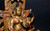 Gilt Bronze Tibetan Buddha Under Bodhi Tree