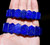 Pair Fine Lapis Bracelets AAAA