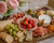Strawberry Rock Crystal Peach Blossom Plate