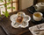 Clear Rock Crystal Peach Blossom Plate