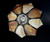 Antique Tiffany Lotus Ceiling Lamp Shade Glass