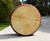 Monumental Antique Drum Red Lacquered48"