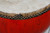 Monumental Antique Drum Red Lacquered48"