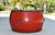 Monumental Antique Drum Red Lacquered48"