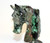 Gemstone Emerald Horse Cherry Blossom