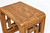 Elmwood Scroll Table Bench