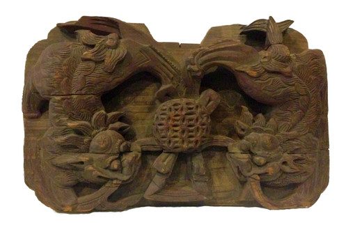 ANTIQUE FOO DOG BLOCK #3 - BAO ANTIQUES