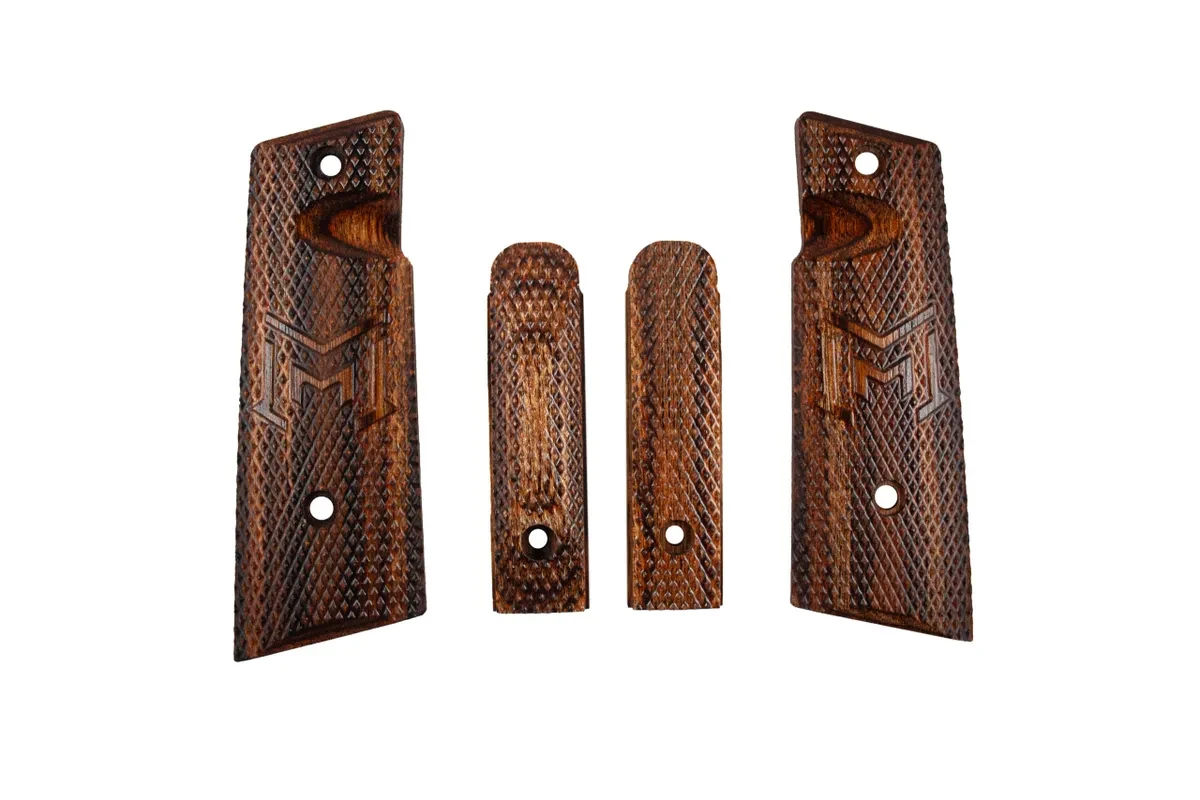 ガンマプロ P365 Commander GEN 1 WOOD Grip Panels - MISCHIEF MACHINE