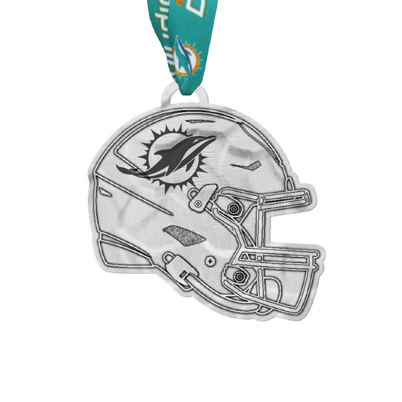 Miami Dolphins Snowflake Christmas Ornament