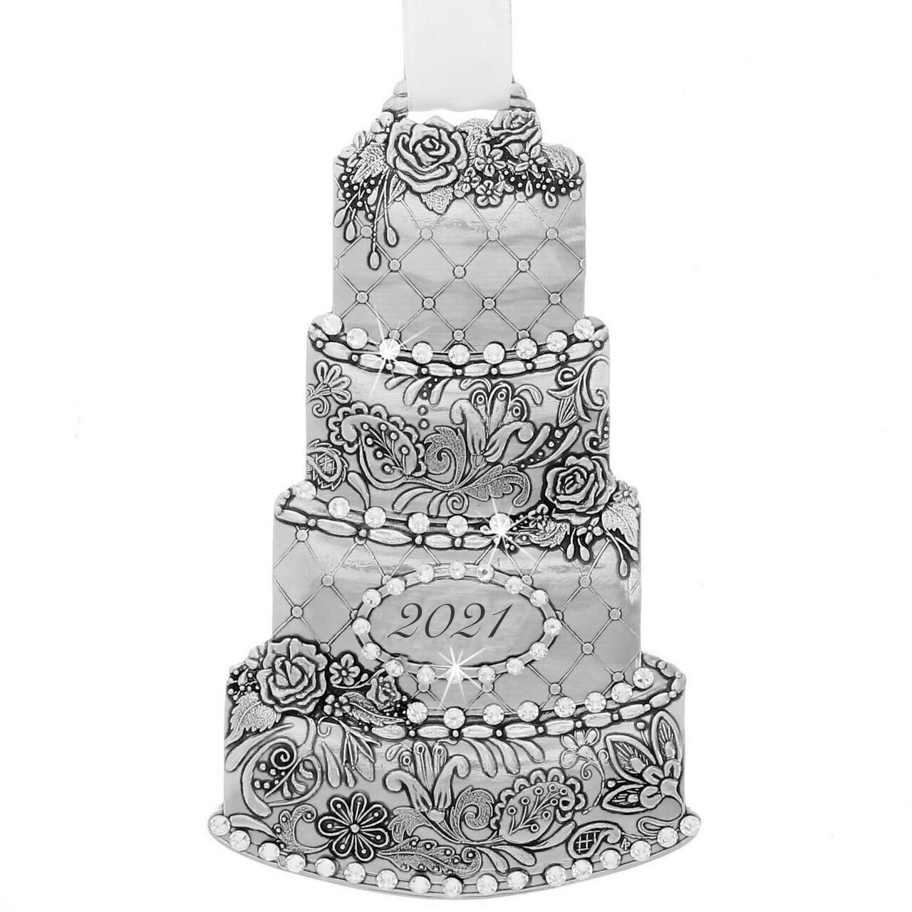 Wedding Cake Ornament - Wendell August Forge