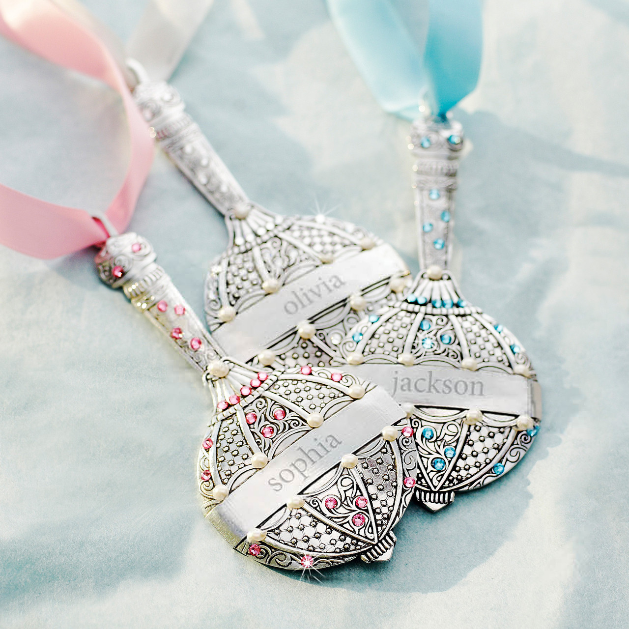 baby rattle ornament