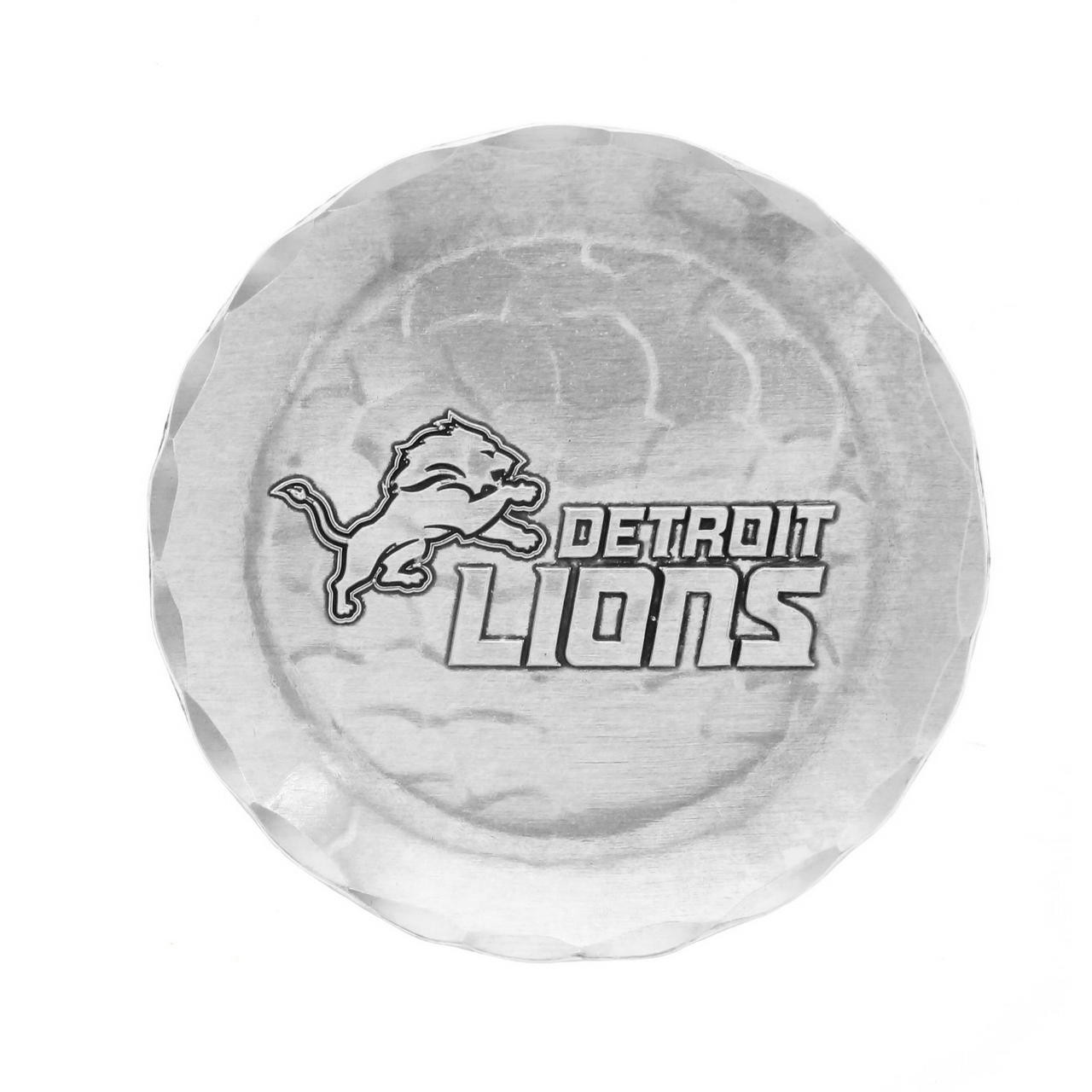 Detroit Lions Logo Coaster (Aluminum)