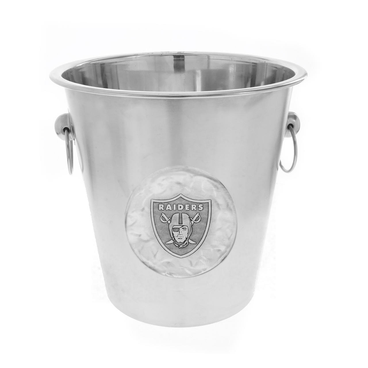 Las Vegas Raiders Logo Champagne Bucket - Wendell August Forge