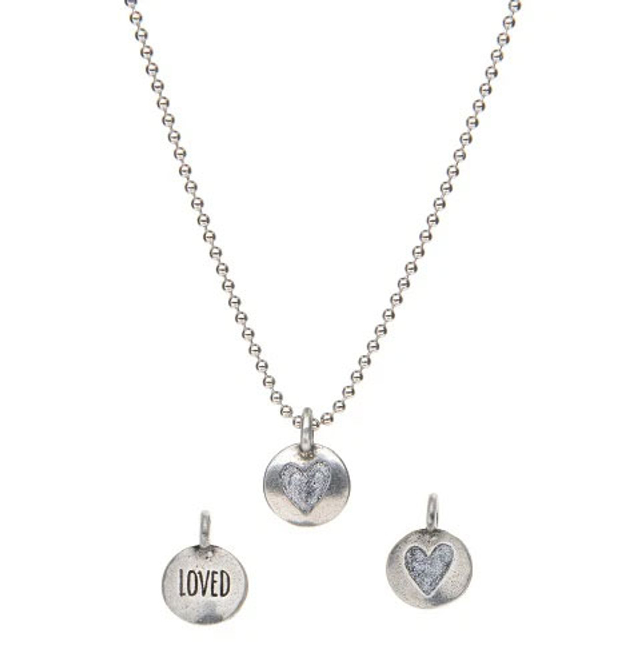 Loved Necklace Silver - Wendell August Forge