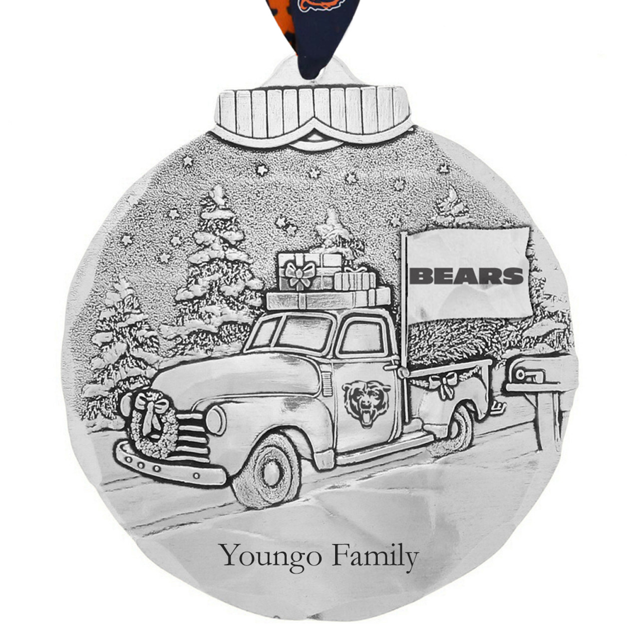 Chicago Bears Tailgating Ornament (Aluminum) - Wendell August Forge