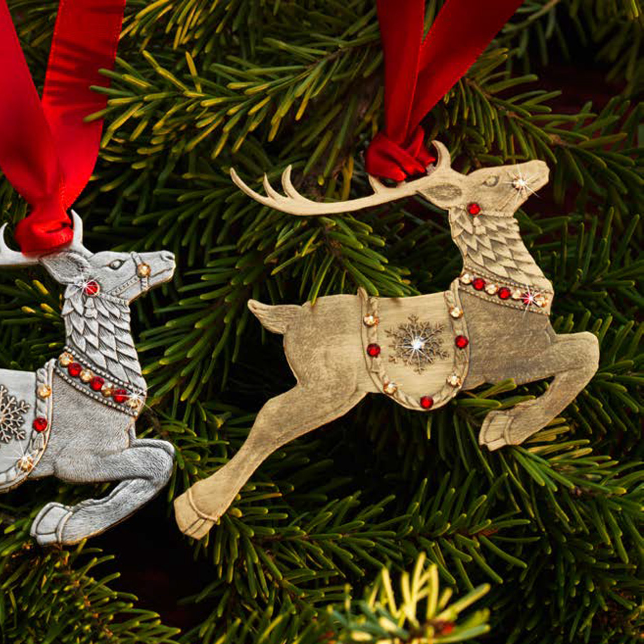 Reindeer shop christmas ornaments