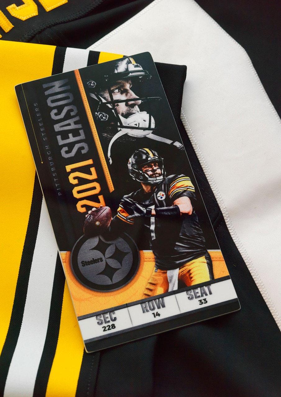 2021 Pittsburgh Steelers Season Ticket Holder Personalized Ticket - Wendell  August Forge