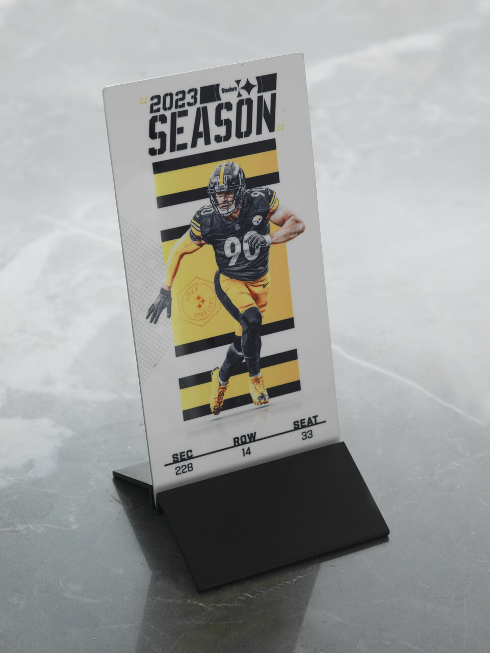 2023 Pittsburgh Steelers Season Ticket Wendell August