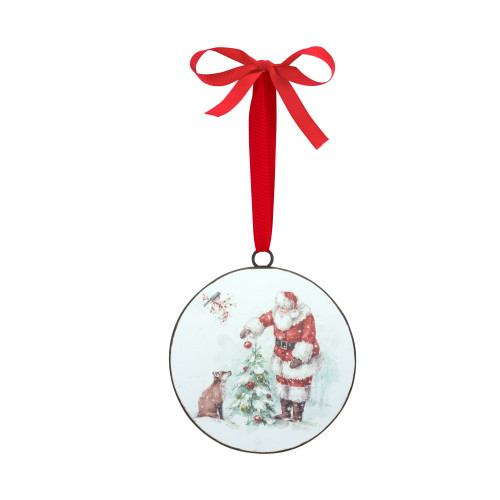 Santa & Tree Ornament