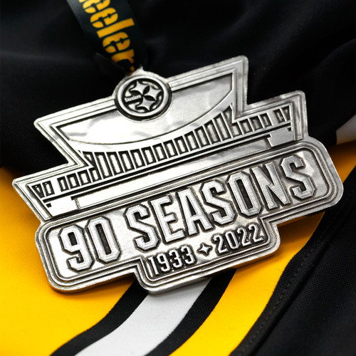 Pittsburgh Steelers 90 Season Ornament (aluminum)