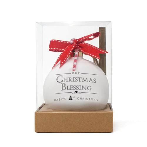 Christmas Blessing Quotaball Ornament