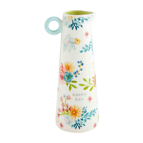 HAPPY FLORAL BUD VASE