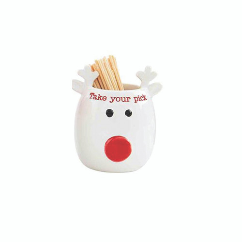 REINDEER TOOTHPICK HOLDER SET