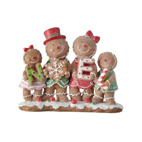 Noel Gingerbead Family