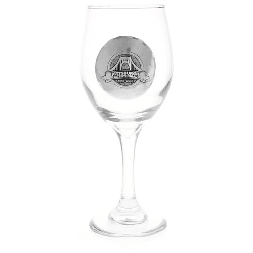 Pittsburgh Bicentennial Wine Glass