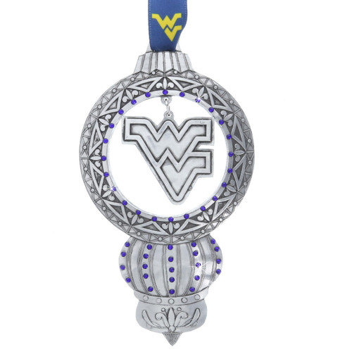 Limited Edition 2018 WVU Alumni Collectors Ornament with Crystal Wendell August