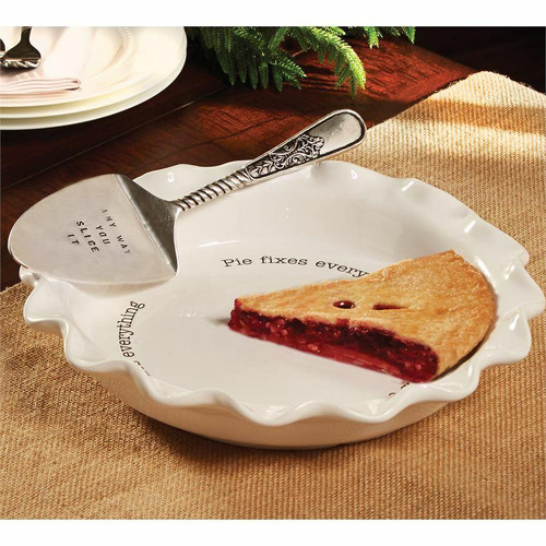 Circa Pie Plate and Server Set Wendell August