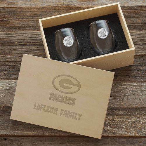 Green Bay Packers - Whiskey Box Gift Set