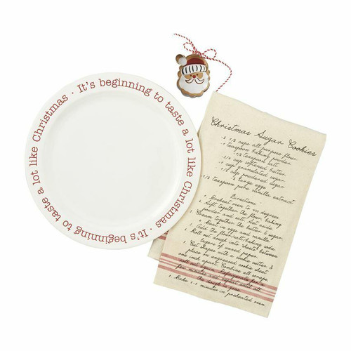 Cookie Plate Santa Wendell August