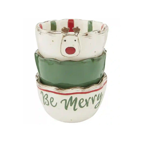 Reindeer Farm Mini Ramekin Set of 3