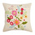 LET GOOD FLORAL CANVAS PILLOW