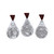 Cleveland Browns 3-Piece Gridiron Gnomes Ornament Set