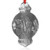 Nativity Kings Metal Christmas Ornament