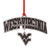 West Virginia Logo Dangling Ornament