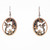 Copper Reflections Hummingbird Earrings Wendell August