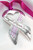 Breast Cancer Awareness Ribbon Ornament with Crystals Wendell August