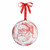 Santa with Glasses Disc Ornament Wendell August