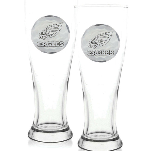 GREAT AMERICAN Philadelphia Eagles 34-fl oz Glass Team Color Beer Mug Set  of: 1 in the Drinkware department at