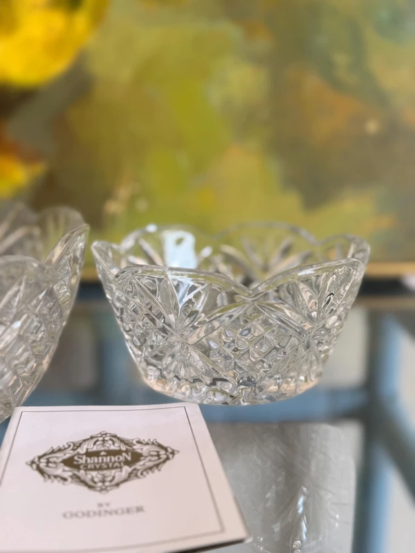 Shannon Crystal Chip and Dip Set | Dublin Collection | 24% Lead Crystal Platter Bowl