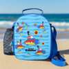 Smily Kiddos Hardtop Eva Lunch Bag Submarine Theme - Light Blue