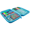 Smily Kiddos Bling Pencil Case Rain Bow Unicorn Light Blue