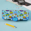 Smily Kiddos Pop Out Pencil Box Transport Theme - Light Blue