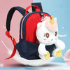 Smily kiddos Unicorn Plush toy Backpack - Red